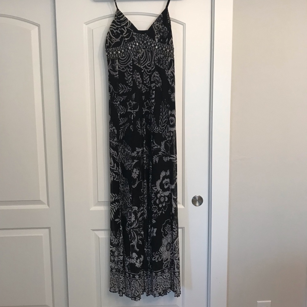 ECI Beaded Maxi Dress